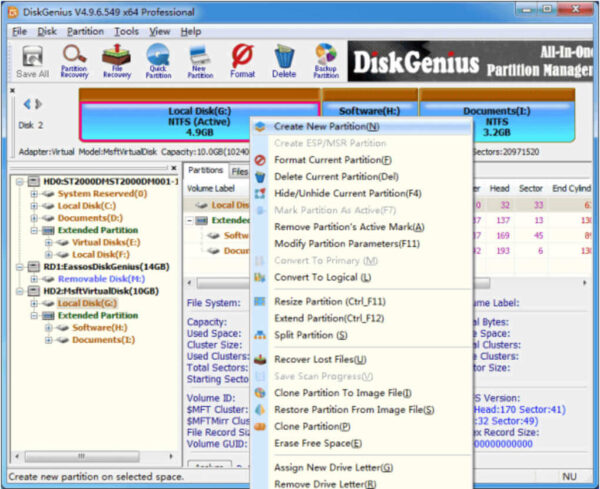 DiskGenius 5.4.6 - Image 4